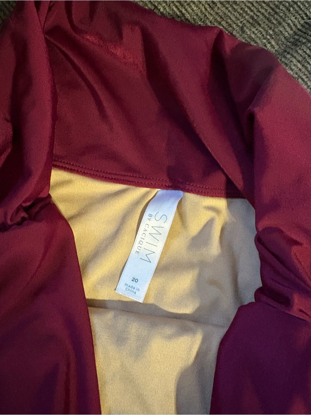 Maroon Bikini Bottoms - Picture 2 of 3